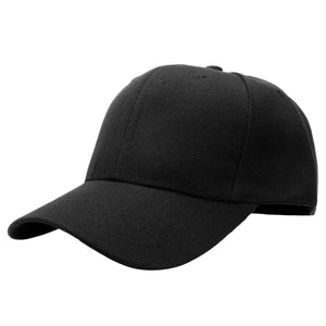 12-Pack Baseball Dad Cap Velcro Strap Adjustable Size - Black
