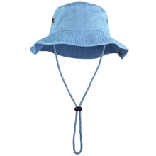 Load image into Gallery viewer, Wide Brim Boonie Hat - Sky Blue