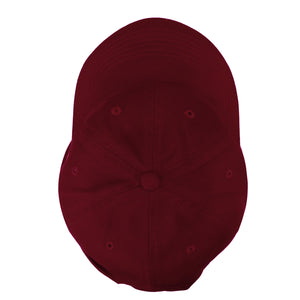 Classic Baseball Cap Soft Cotton Adjustable Size - Burgundy
